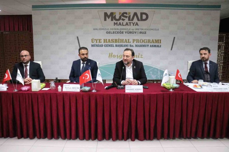 MÜSİAD Genel Başkanı Asmalı, Malatya’da üyeler ile buluştu