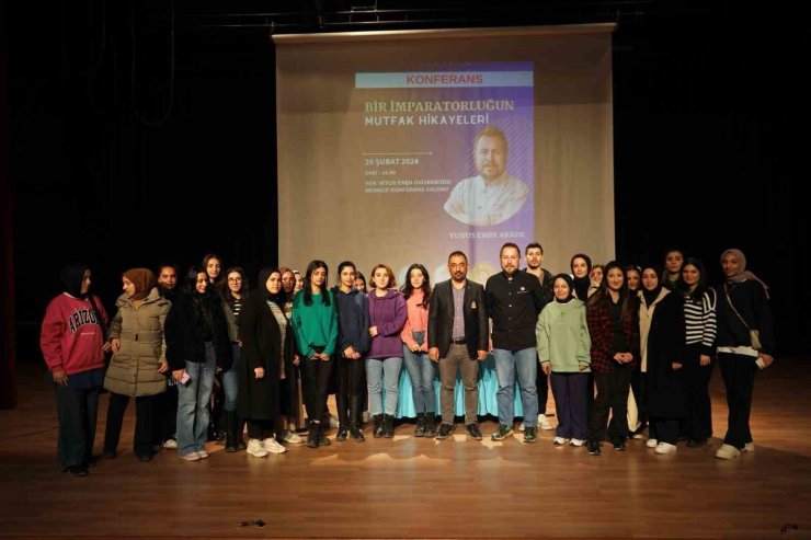 Yunus Emre Akkor, Bitlis Eren Üniversitesinde Osmanlı mutfağını anlattı