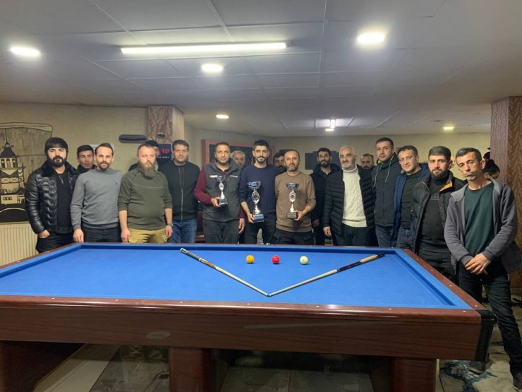 Yüksekova’da bilardo turnuvası düzenlendi