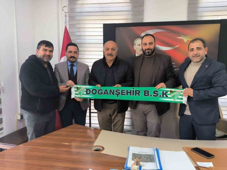 Doğanşehir Spor Kulübü’nden Başkan Zelyurt’a ziyaret