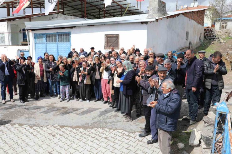 Arguvan köylerinde Kızıldaş’a yoğun ilgi