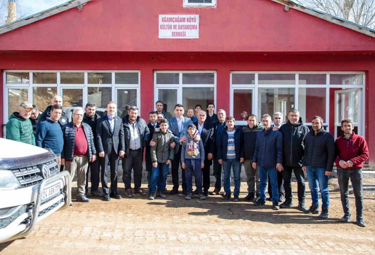 Canpolat, Otlukbeli’nin köylerinde incelemelerde bulundu