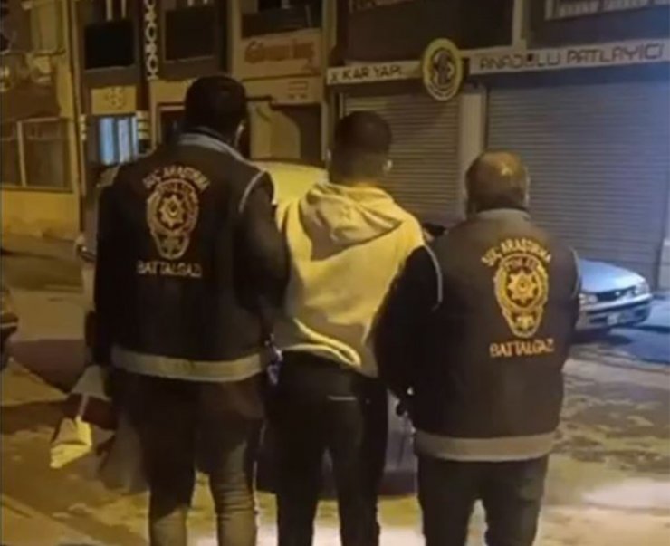 Malatya’da, 16 yıl 4 ay kesinleşmiş hapis cezası bulunan firari hükümlü yakalandı