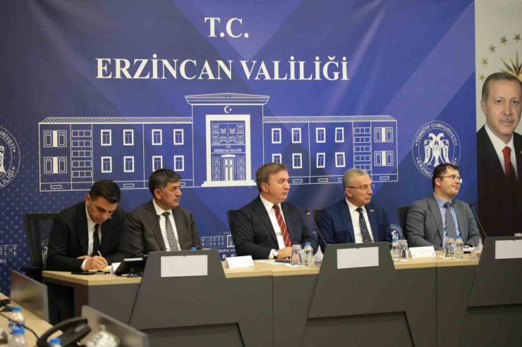 Erzincan’daki yatırımlar değerlendirildi