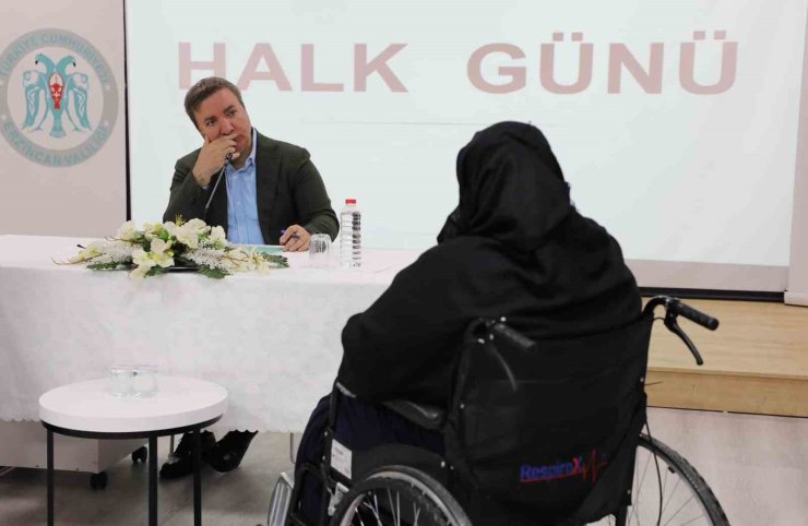 Vali Aydoğdu, "Halk Günü"nde 50 vatandaşı dinledi