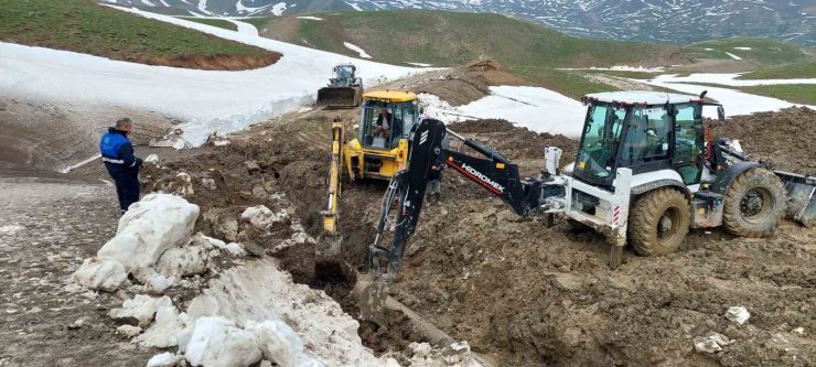 Berçelan’daki su çalışması 3. gününde