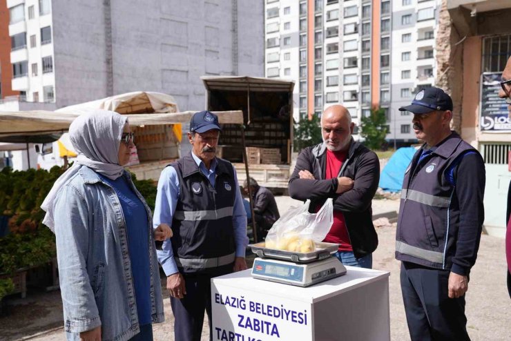 Zabıtadan pazarlara denetim