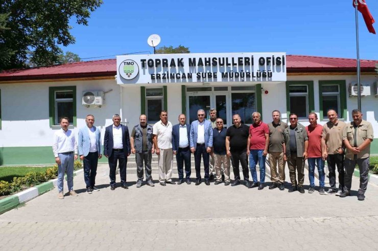 TMO Genel Müdürü Güldal Erzincan’da çeşitli temaslarda bulundu