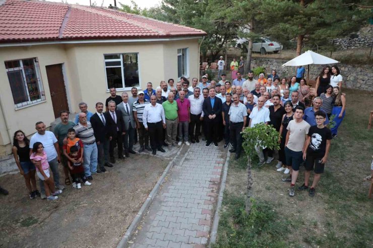 Vali Aydoğdu, Ergan köyü sakinleriyle bir araya geldi