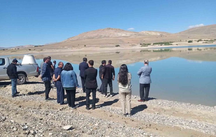 Çayırlı’da gölete yavru balık bırakıldı