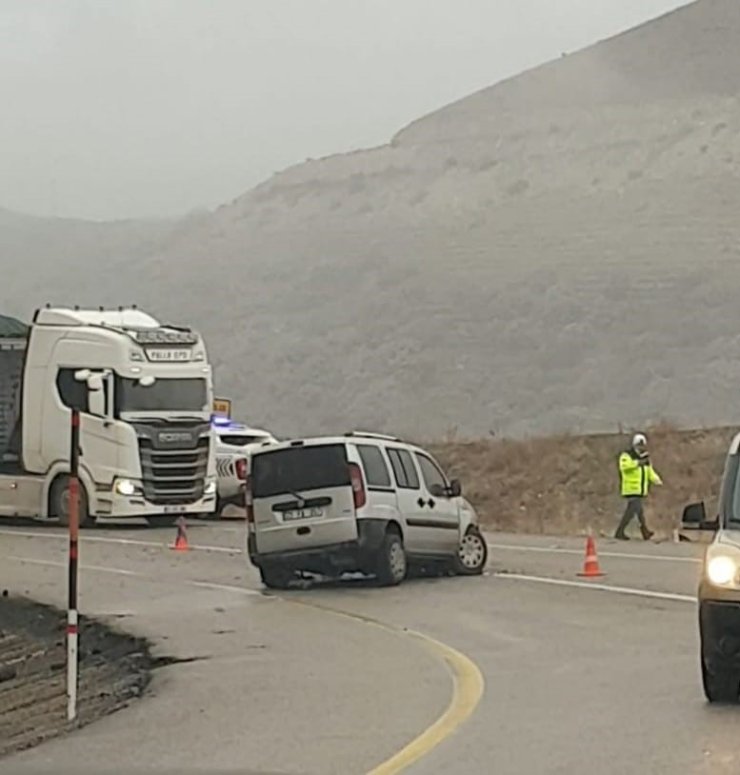 Aşkale’de trafik kazası: 1 yaralı