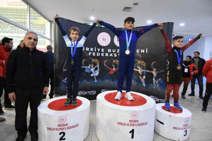 Erzurum’da Short Track Federasyon kupası heyecanı