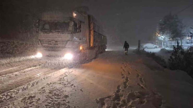 Tunceli’de kar yağışı