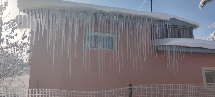 Aşkale’de soğuk hava etkili oluyor