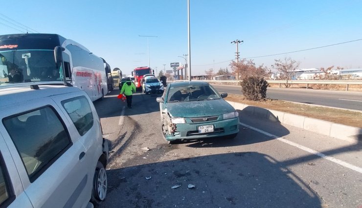 Malatya’da iki araç çarpıştı, 1 yaralı