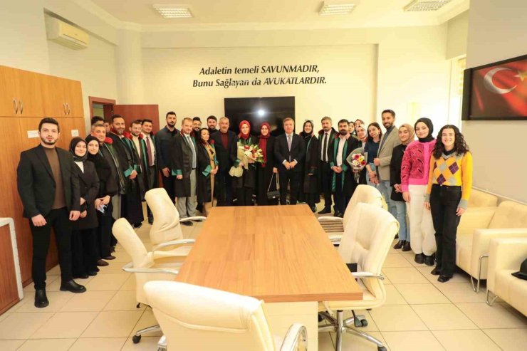 Vali Aydoğdu’dan Erzincan Barosunun yeni başkanına ziyaret