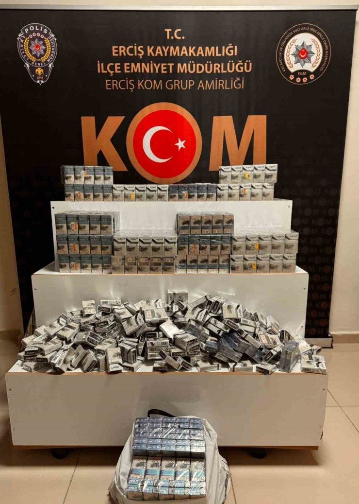 Erciş’te kaçakçılık operasyonu