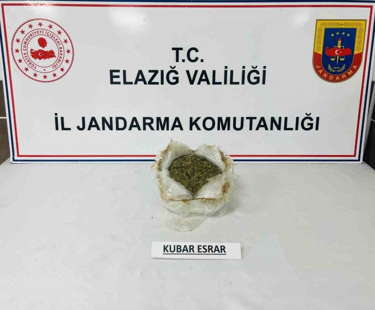 Elazığ’da uyuşturucu ele geçirildi: 1 gözaltı