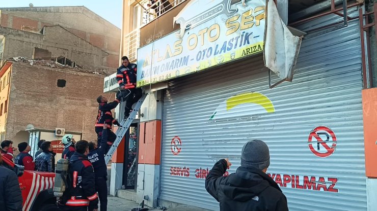 Malatya’da işyeri yangını