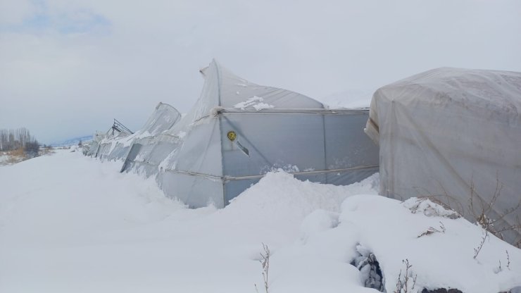 Erzincan çiftçisine kuvvetli kar uyarısı