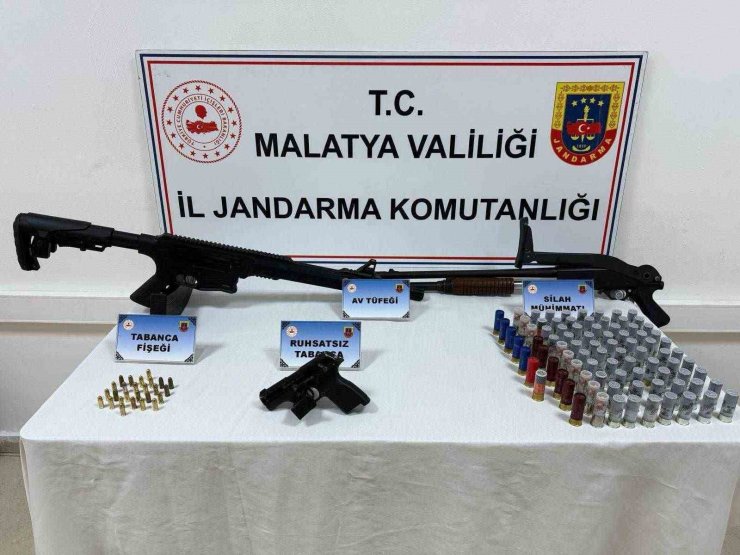 Malatya’da silah ve mühimmat kaçakçılığı operasyonu
