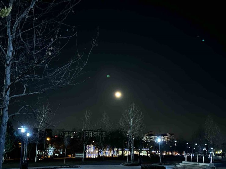 Elazığ’da dolunay görsel şölen sundu