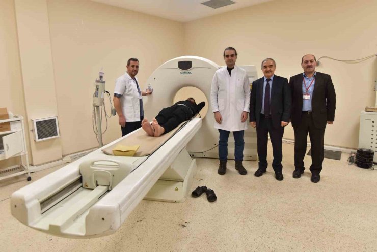 Ahlat Devlet Hastanesine yeni bilgisayarlı tomografi cihazı kazandırıldı