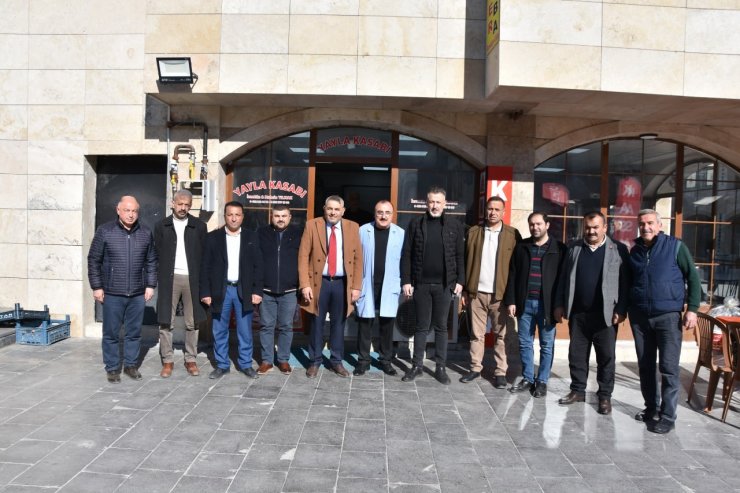 Sadıkoğlu, Eskimalatya esnafıyla bir araya geldi