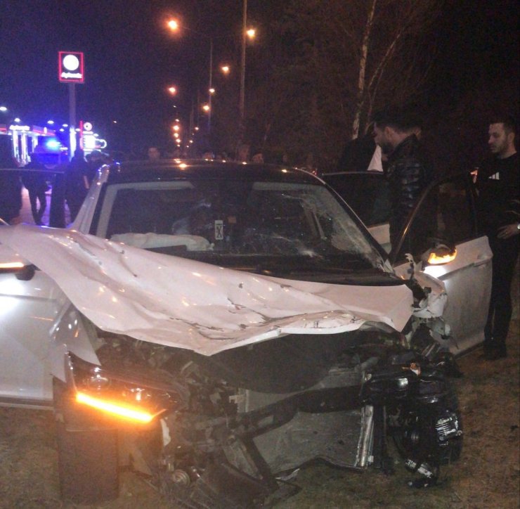 Erzurum’da trafik kazası: 6 yaralı