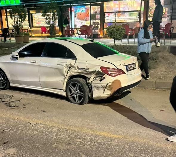 Elazığ’da iki otomobil çarpıştı: 1 yaralı