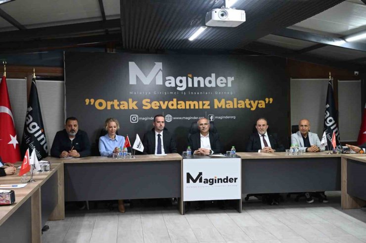 Başkan Sami Er, MAGİNDER Başkanı ve yönetim kurulu üyeleri ile bir araya geldi