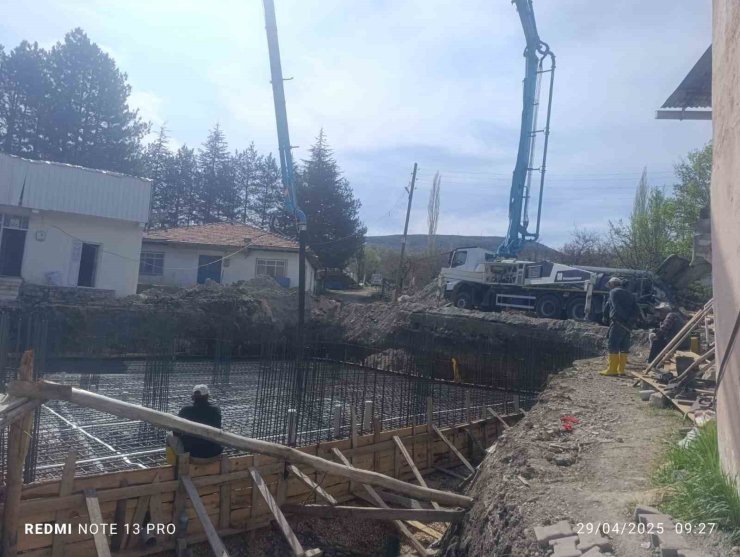 Kozluca Camii’nin temeli düzenlenen törenle atıldı