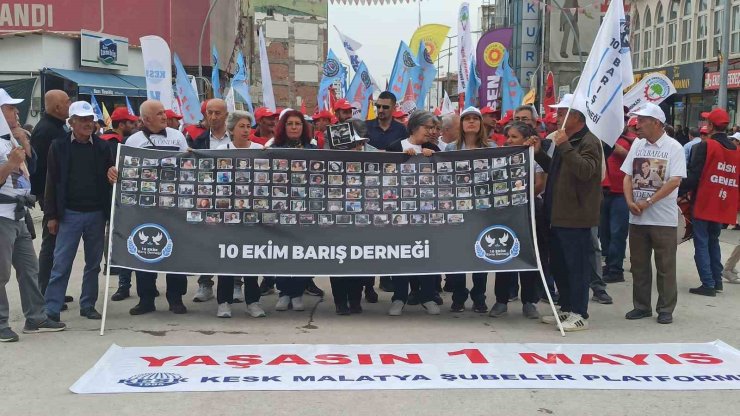 Malatya’da 1 Mayıs kutlandı