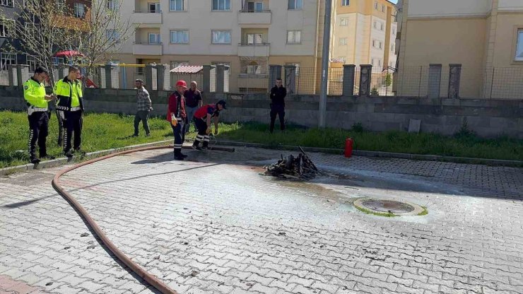 Patnos’ta Emniyet Müdürlüğü’nde yangın tatbikatı