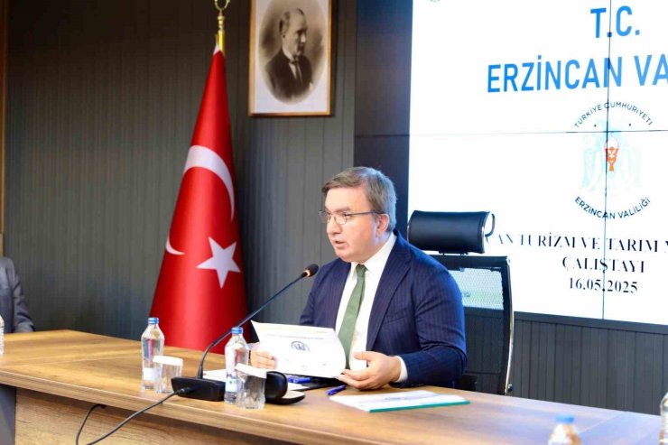 Erzincan’da Turizm ve Tarım Master Planı Çalıştayı düzenlendi