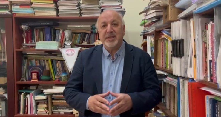 Muş’ta güneşin etrafındaki hale görenleri hayrete düşürdü