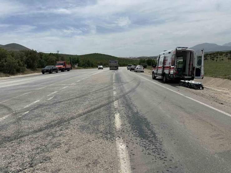 Malatya’da otomobil takla attı, 1 kişi yaralandı