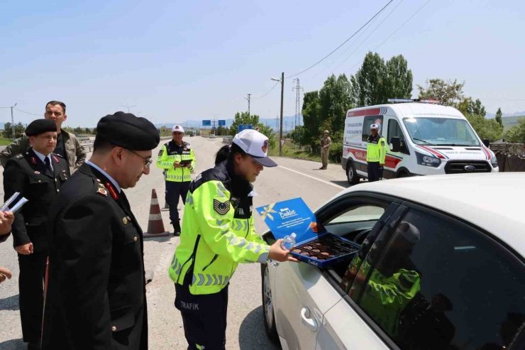 Jandarmadan bayram denetimleri sürüyor