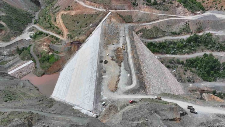 Erzincan Ballı Barajında geri sayım başladı