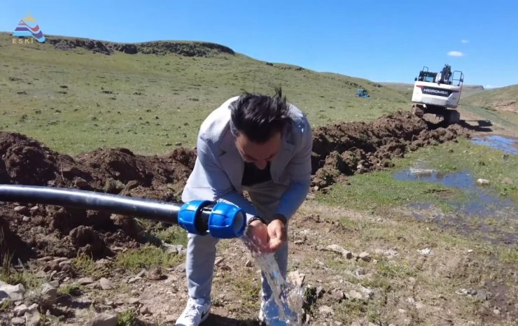 Köylünün yüz yıllık su hasreti sona erdi