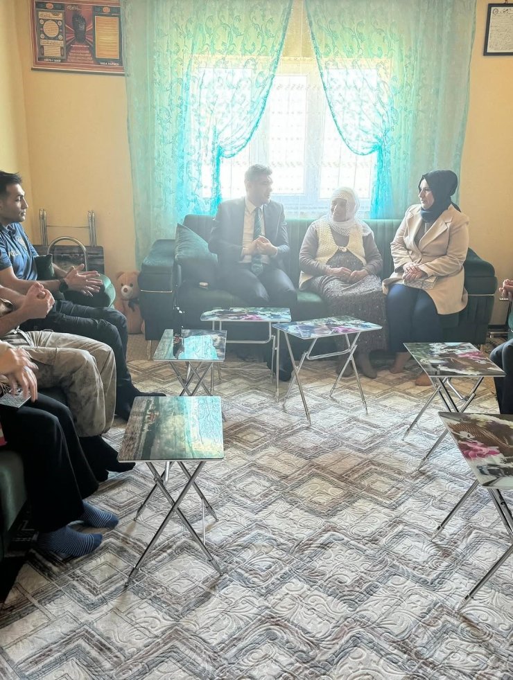 Kaymakam Korkusuz’dan şehit ailesine anlamlı ziyaret