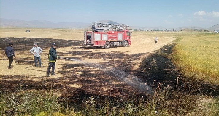 Van’da hafta sonu 18 yangına müdahale edildi