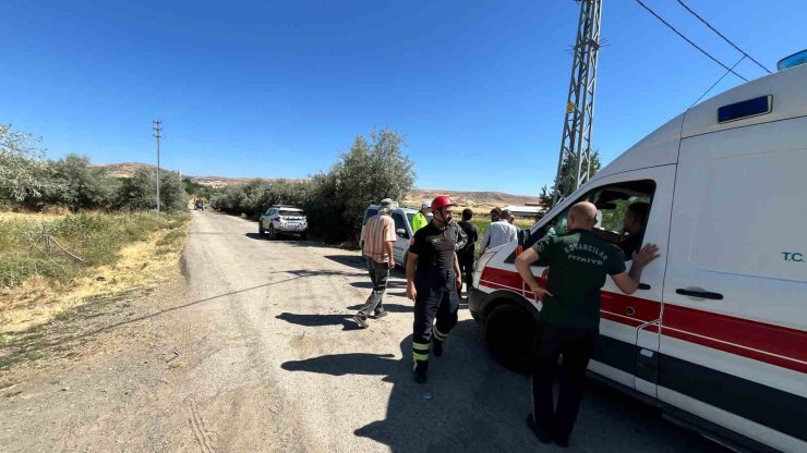 Elazığ’da araç direğe çarptı: 1 yaralı