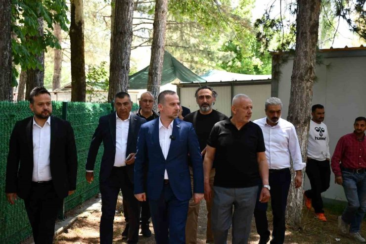 MAGİNDER heyeti Doğanşehir’de esnaf ve vatandaşlarla buluştu