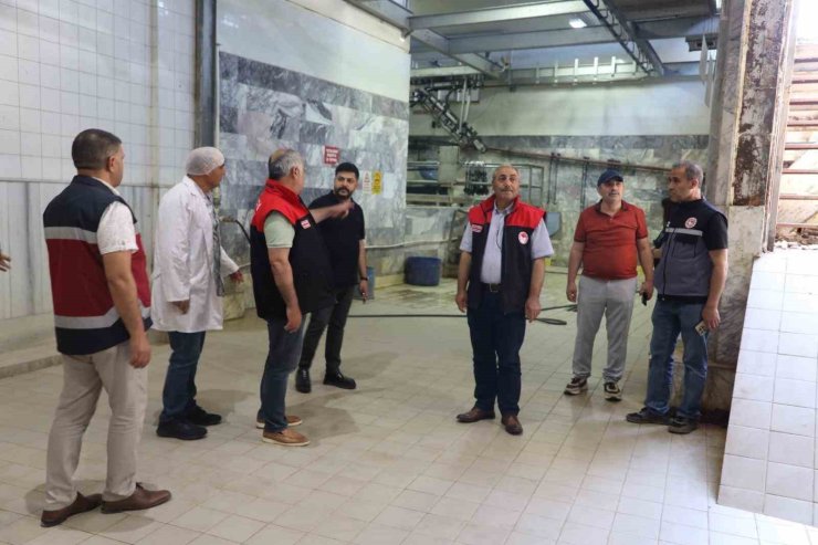 Elazığ’da kırmızı et kesimhaneleri denetlendi