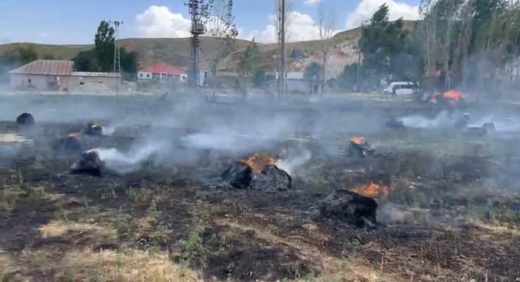 Hakkari’de yaklaşık bin 500 bağ ot kül oldu