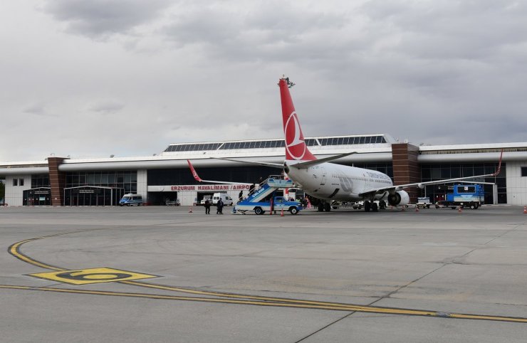 Erzurum’da ilk çeyrekte ayından 601 bin 241 kişi uçtu