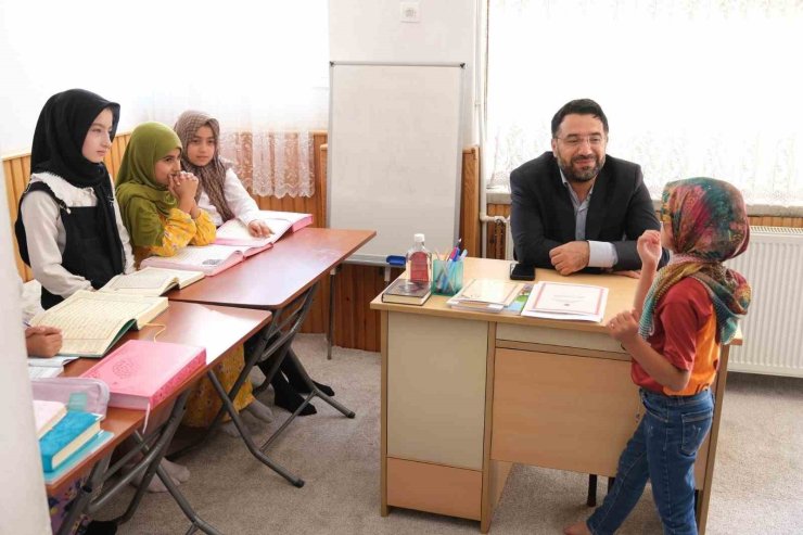 Erzincan’da Yaz Kur’an kursları devam ediyor