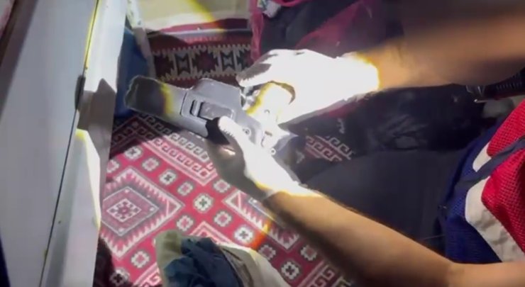 Arpaçay’da silah ve mühimmat ele geçirildi