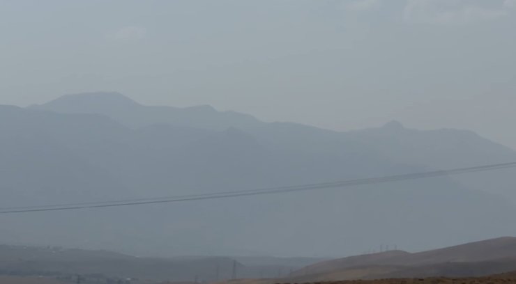 Yüksekova’da toz bulutu etkili oldu